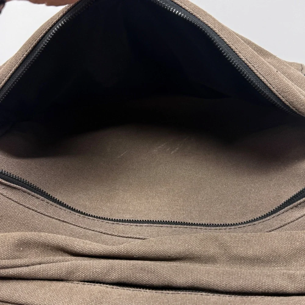 Think Geek Bag of Holding Brown Canvas Messenger Bag D&D Gaming Laptop Case